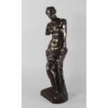 A French model of the Venus de Milo, 19th century, signed to the base F Barbedienne Fondeur,