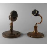 An early PGS ribbon microphone, on stepped platform stand,