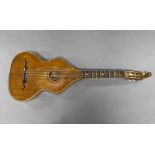A Sonora guitar, early 20th century, with waist form body,