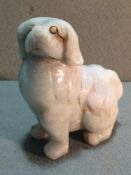 A Chinese carved jade Imperial dog
7 cm high.