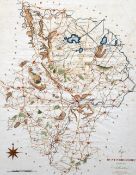 JOHN CARY (1754-1835) British
A Map of Northamptonshire From the Best Authorities
Coloured