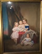 ELLEN DRUMMOND (19th century) British
Family Portrait
Pastel
Signed
37 x 49.