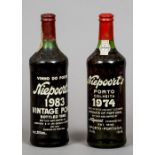 Niepoort's Vintage Port 1983 and 1974  (2) CONDITION REPORTS: Both generally in good