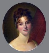 ENGLISH SCHOOL (19th century)
Portrait of a Young Lady With Pearls in Her Hair
Oil on canvas
39 x