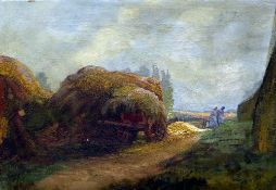 ENGLISH SCHOOL (19th/20th century)
The Hay Cart
Oil on canvas
50.5 x 35.