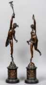 After GIAMBOLOGNA (1529-1608) Italian
Mercury and Fortuna
Bronze,