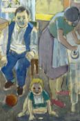 *AR TOM POW (1909-1996) British
Family Group
Pencil and bodycolour
Signed
38.