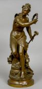 ADRIEN ETIENNE GOUDEZ (1845-1902) French
Gloire Au Travail
Patinated bronze
70 cm high