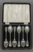 A set of six silver sundae spoons, hallmarked London 1878, maker's mark of Francis Higgins
Fiddle,