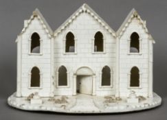 A 19th century Staffordshire creamware country house,