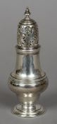 A George II silver sifter, hallmarked London 1752, maker's mark of Jabez Daniel
Of baluster form,