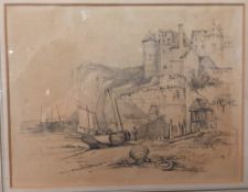 RICHARD WESTALL (1765-1836) British
Sussex Fishing Smacks
Pencil
Signed and dated Nov. 27
24 x 18.