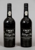 Croft 1977 Vintage Port
Two bottles.
