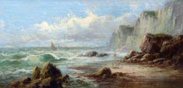 SYDNEY YATES JOHNSON (flourish 1901-1910) British
Coastal Scene
Oil on canvas
Signed and dated