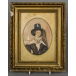 ENGLISH SCHOOL (early 19th century) Portrait miniature of Miss Margaret Gilchrist,
