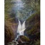 ROSA MINGAYE (19th century) British Wooded Creek Watercolour and bodycolour Signed and dated