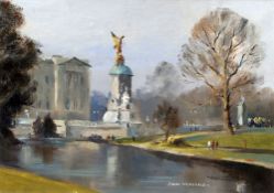 *AR JOHN WORSDALE (1930-2008) British St. James's Park Oil on board Signed 48.5 x 34.