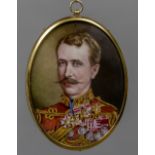 CONTINENTAL SCHOOL (19th century) Portrait of General Tarr, died 1845, aged 79 Enamels on copper,