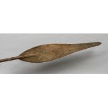 A 19th century tribal paddle,