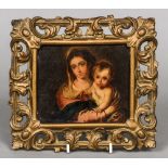 ITALIAN SCHOOL (19th century) The Madonna and Child Oil on panel 13.5 x 11.