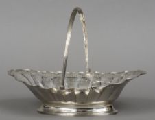 A George III silver basket, hallmarked London 1788,