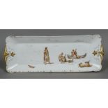 A 19th century Limoges tray Decorated in the Egyptian Revival manner by Charles Field Haviland and