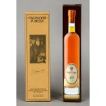 Pere Magloire Calvados, Aged 12 Years Single bottle; together with P. Huet Calvados, single bottle.