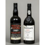 W & J Graham's 1975 Vintage Port, bottled in 1977 Single bottle; together with Quinta do Noval,