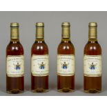 Chateau Bastor-Lamontagne Sauternes, 1997 Four half bottles.