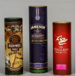 Jameson Signature Reserve Irish Whiskey Single bottle; Bushmills Irish Malt Whiskey, Aged 10 Years,