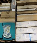 A large quantity of boxed collectors plates