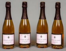 Reserve de Sours Sparkling Rose, four bottles.