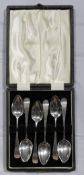 Six large Georgian marriage tea/coffee spoons by Peter, Ann and William Bateman, 1800,