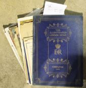 A quantity of Royal printed ephemera