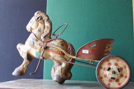 A Mobo tin paint Pony Express