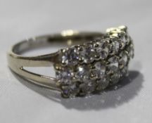 A 9 ct gold dress ring