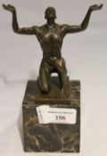 A bronze in the form of a meditator