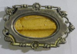 A miniature silver frame