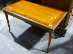 A modern yewwood coffee table