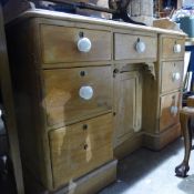A Victorian pine sideboard