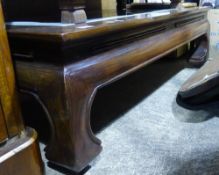 A Chinese marble topped coffee table