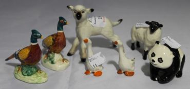 A quantity of various Beswick animals