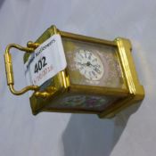 A miniature carriage clock