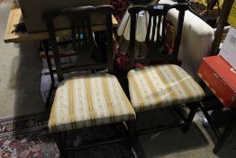 A pair of late 18th/early 19th century country chairs