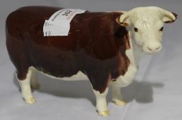 A Beswick bull Ch of Champion