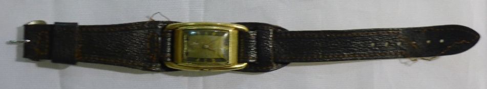 A gentleman's gold filled wristwatch