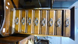 A small Victorian bank of drawers