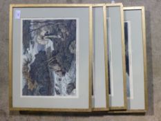 A set of four fishing prints - WITHDRAWN