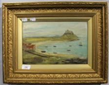 An oil painting of Old St Marys, Isle of Scilly,