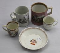 A small quantity of 19th century china